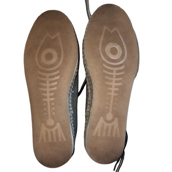 Pajar Espadrille Sneakers Olive Green‎ Canvas Lace Up Casual Shoes - Picture 7 of 10